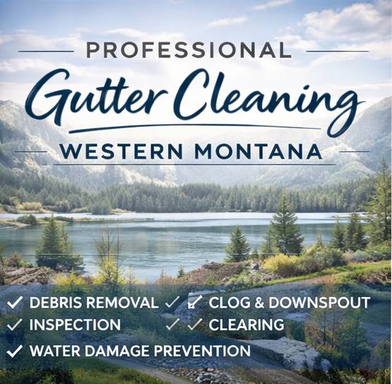 Professional Gutter Cleaning Services in Missoula and Western Montana