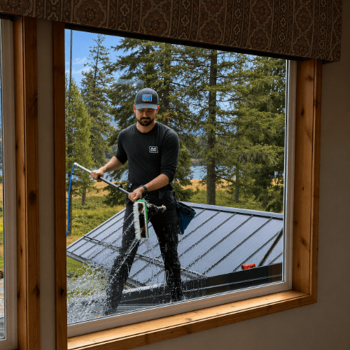 Exterior Window Washing for Western Montana